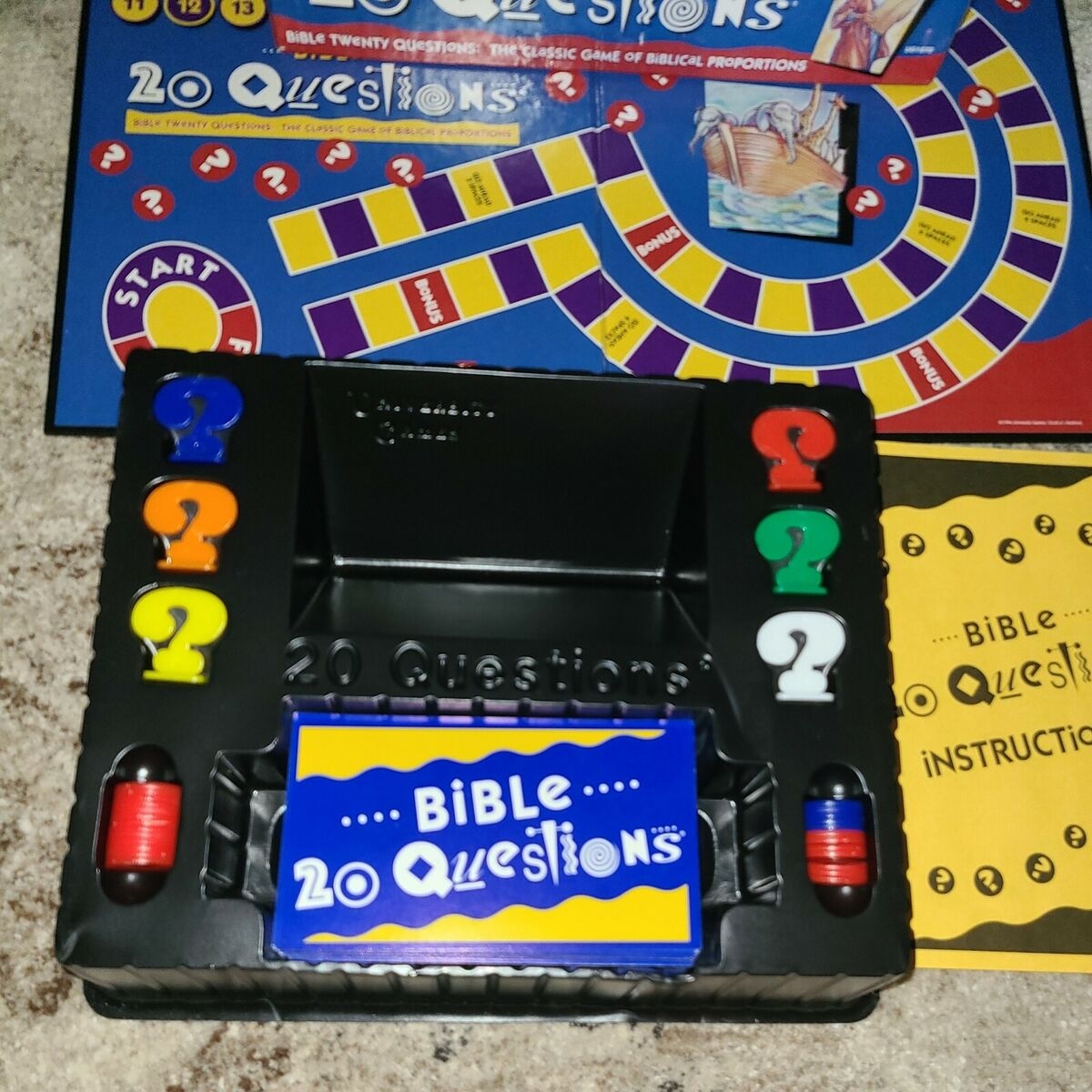 Bible 20 Questions Classic Board Game Complete Christian Trivia EBay