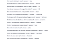 Bible General Knowledge Questions And Answers 100 Correct Bible Stuvia US