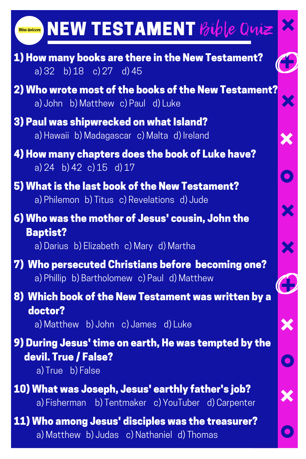 Bible Quiz Discover 7 Quick Fire Question Ideas Bible Quiz Questions Bible Questions And More