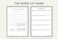 Bible Study Of Mark Bible Study Questions Bible Study Printable Bible Study Guide Bible Study Goodnotes Bible Study Tools Etsy