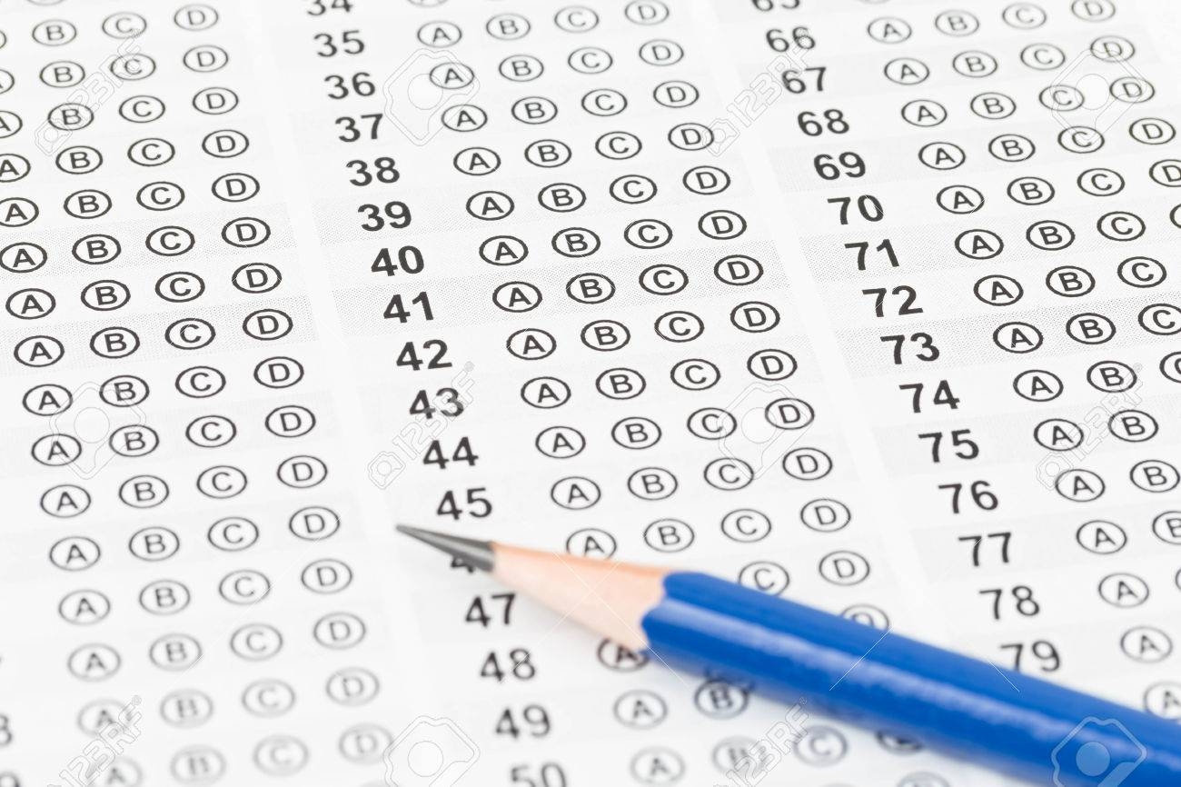 Blank Answer Sheet With Pencil Stock Photo Picture And Royalty Free Image Image 36417595 