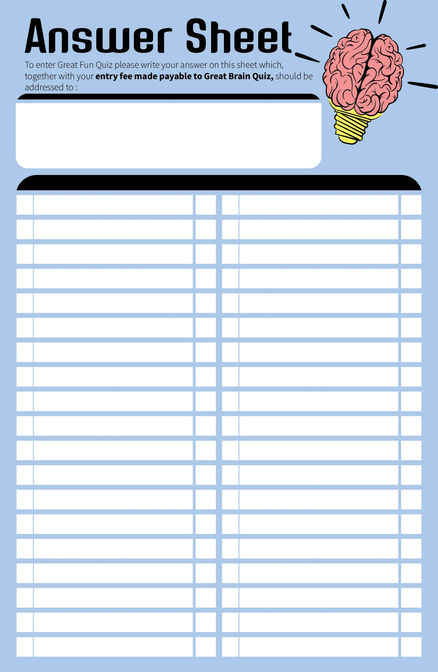 Blank Scattergories Answer Sheets 6 Free PDF Printables Printablee