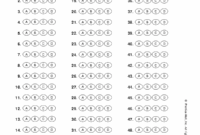 Bubble Answer Sheet 1 Questions 1 100 ABCD Format Studocu