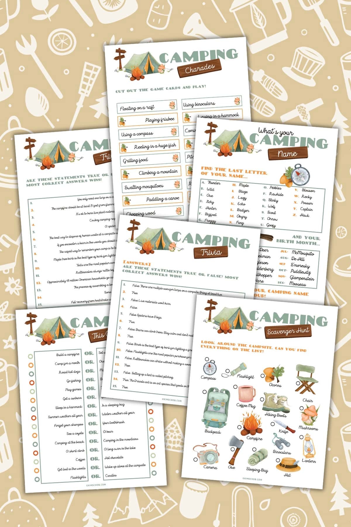 The Game of Things Questions List Printable