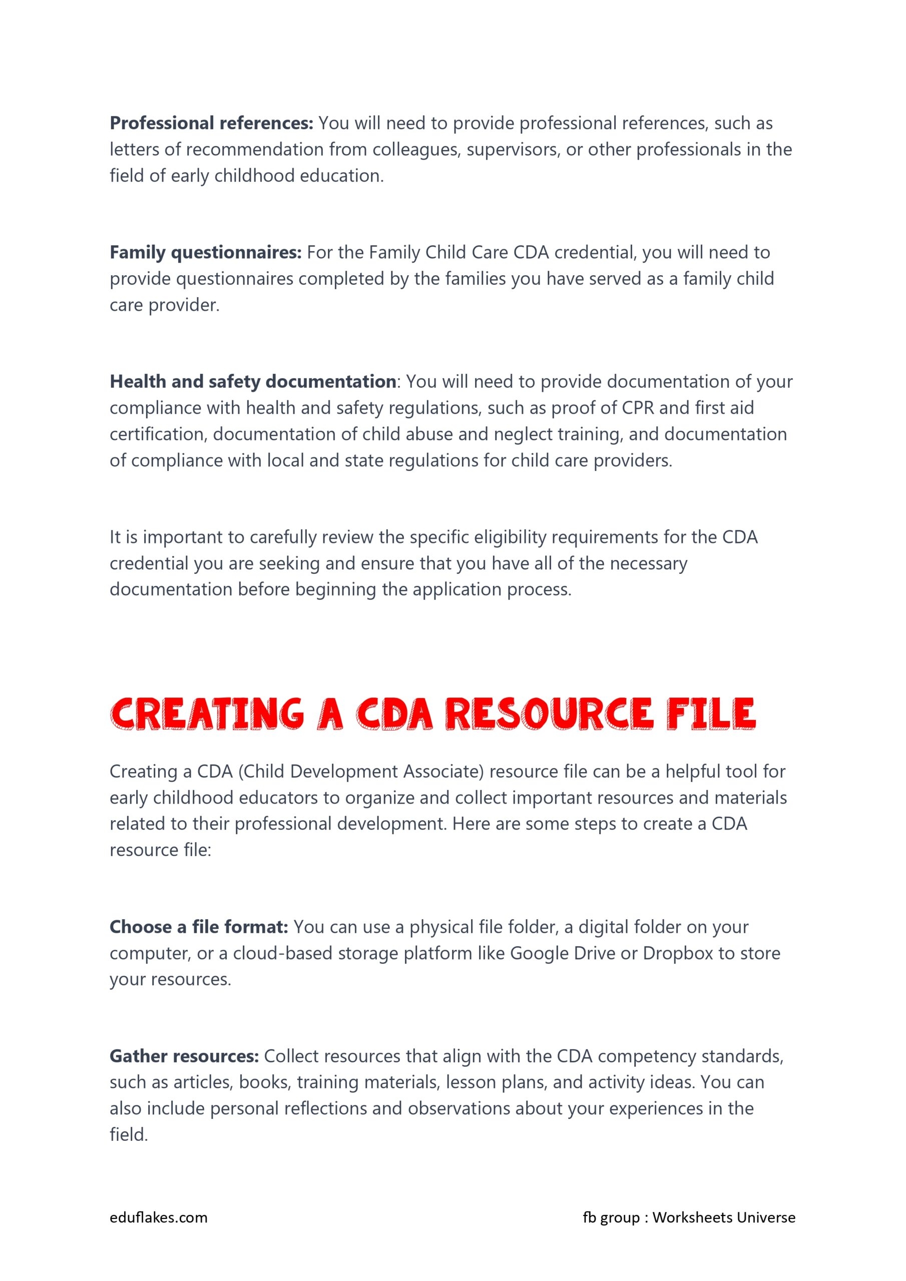 CDA Handbook And 30 Day Preparation Plan Eduflakes