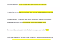 CDL PASSENGER ENDORSEMENT QUESTIONS AND ANSWERS 100 PASS CDL PASSENGER ENDORSEMENT Stuvia US