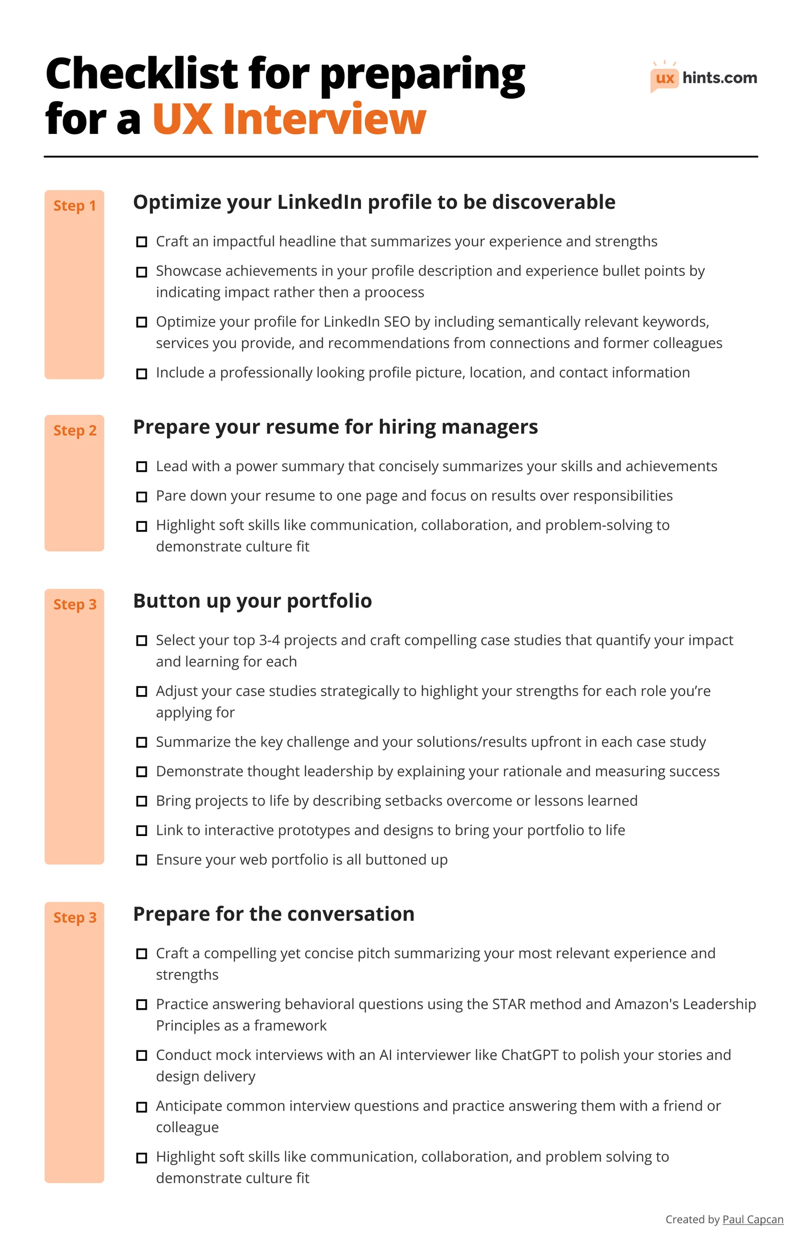 Interview Prep Questions Printable