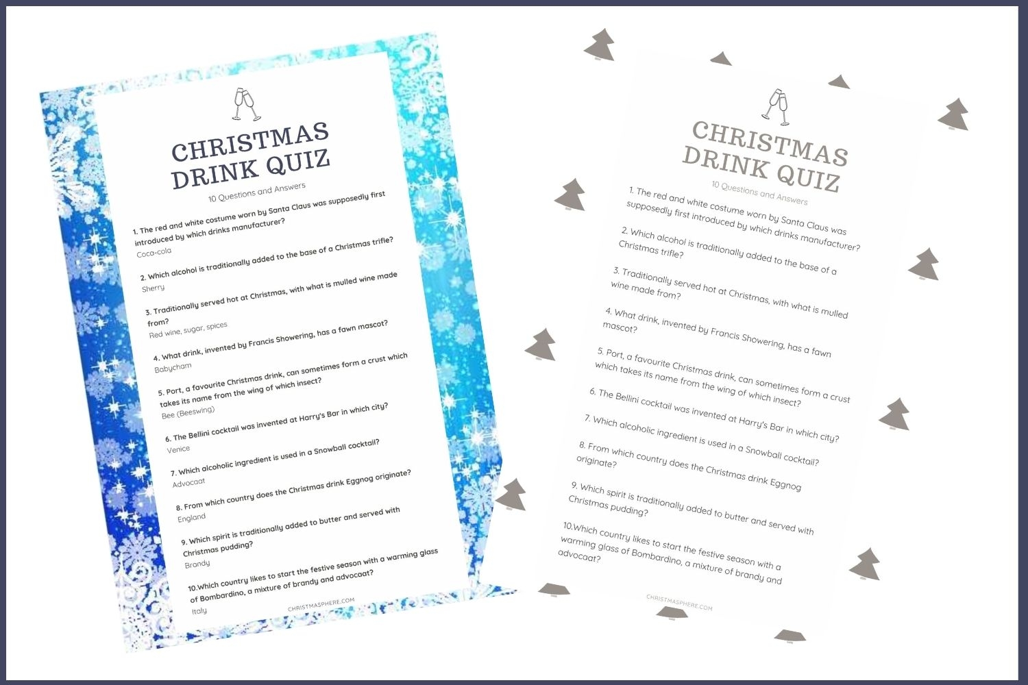Christmas Drinks Quiz 10 Questions And Answers