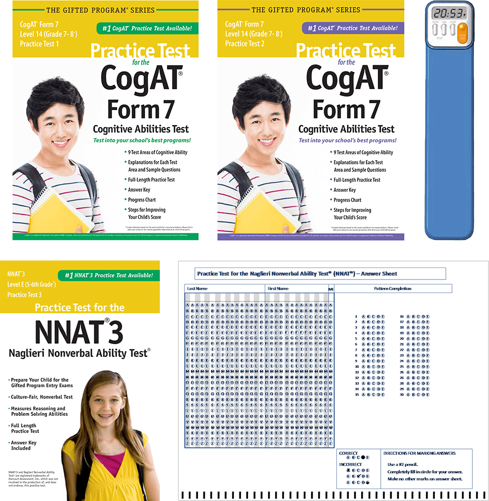 CogAT Total Study Package For Grades 7 8
