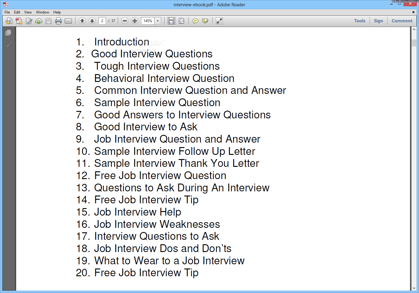 Common Interview Questions And Answers Download Softpedia