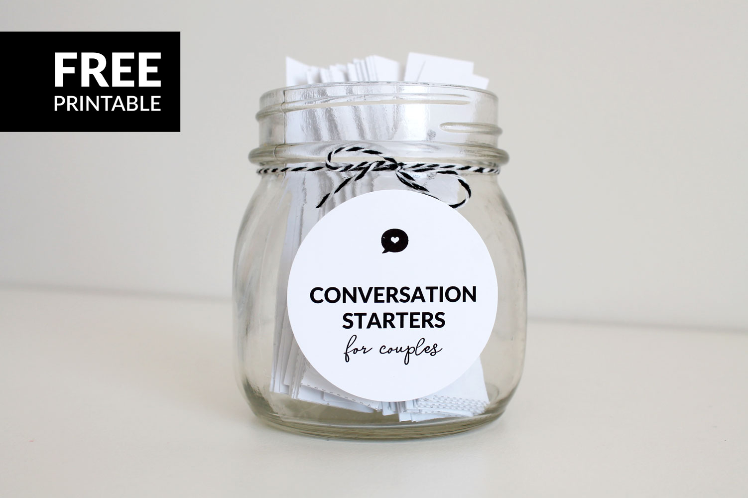 Conversation Starters For Couples FREE Printable My Party Design