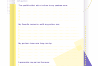 Couples Therapy Worksheets