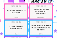 Disney Who Am I Game Printable