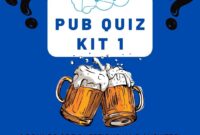 Downloadable Pub Quiz Kit With Printable Answer Sheets Etsy
