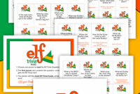 Elf Trivia Christmas Game Sunshine And Rainy Days