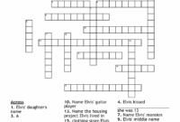 Elvis Trivia Crossword WordMint