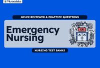 Emergency Nursing Triage NCLEX Practice 40 Questions Nurseslabs