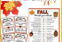 Fall Would You Rather Questions Fun With Mama