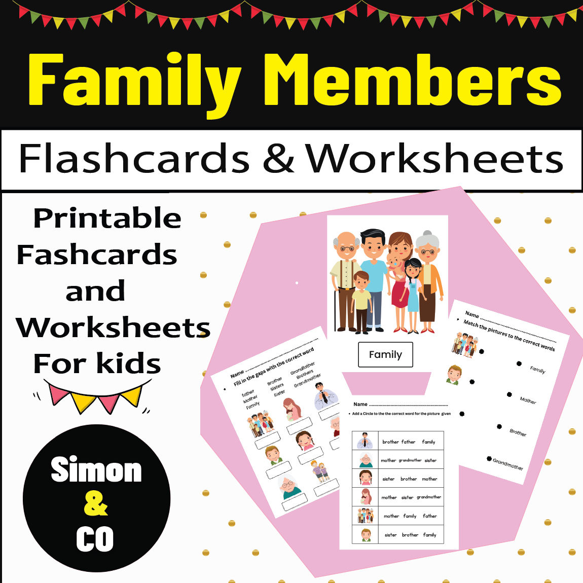 Family Members Flashcards Worksheets Vocab Activity Games For Kids Made By Teachers
