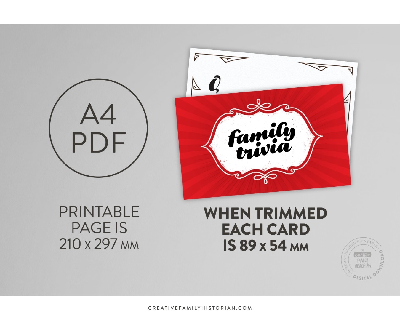 Random Question Cards Printable