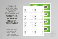 Family Trivia Question Cards Printable For Acrobat Reader The Creative Family Historian
