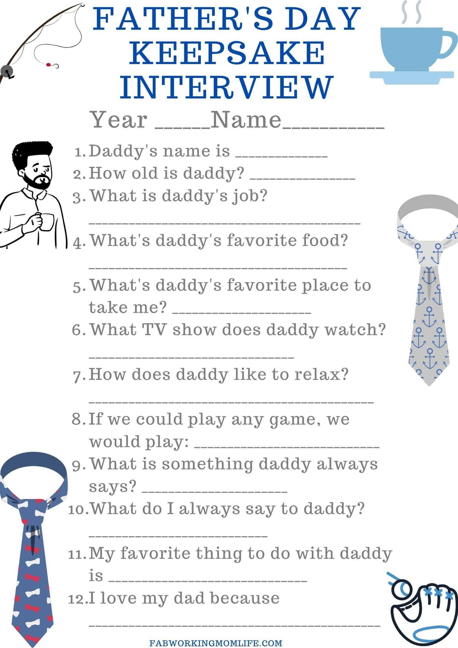 Father s Day Keepsake Interview Fab Working Mom Life