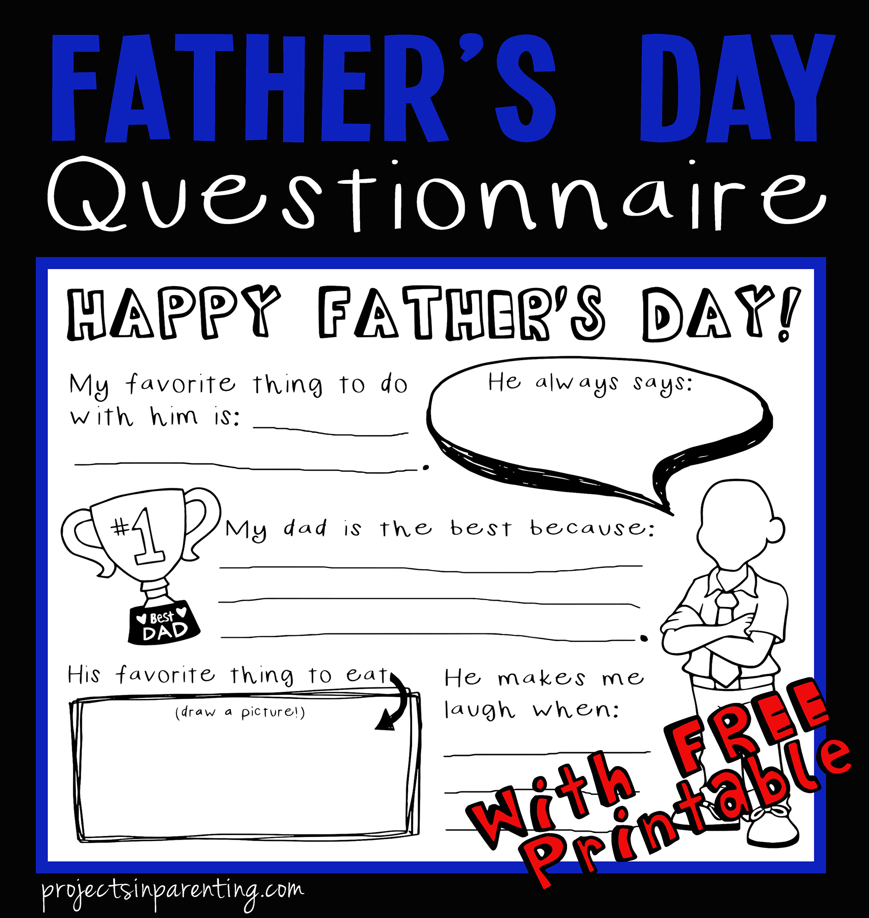 Father's Day Printable Questionarre