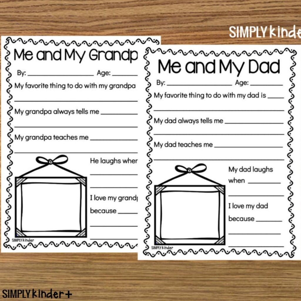 Father's Day Questionier Printable for Free