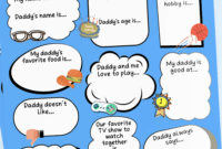 Fathers Day Preschool Interview Sweet Keepsake