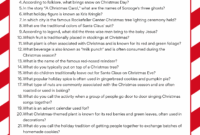 Festively Fun Trivia Questions For Christmas SignUp
