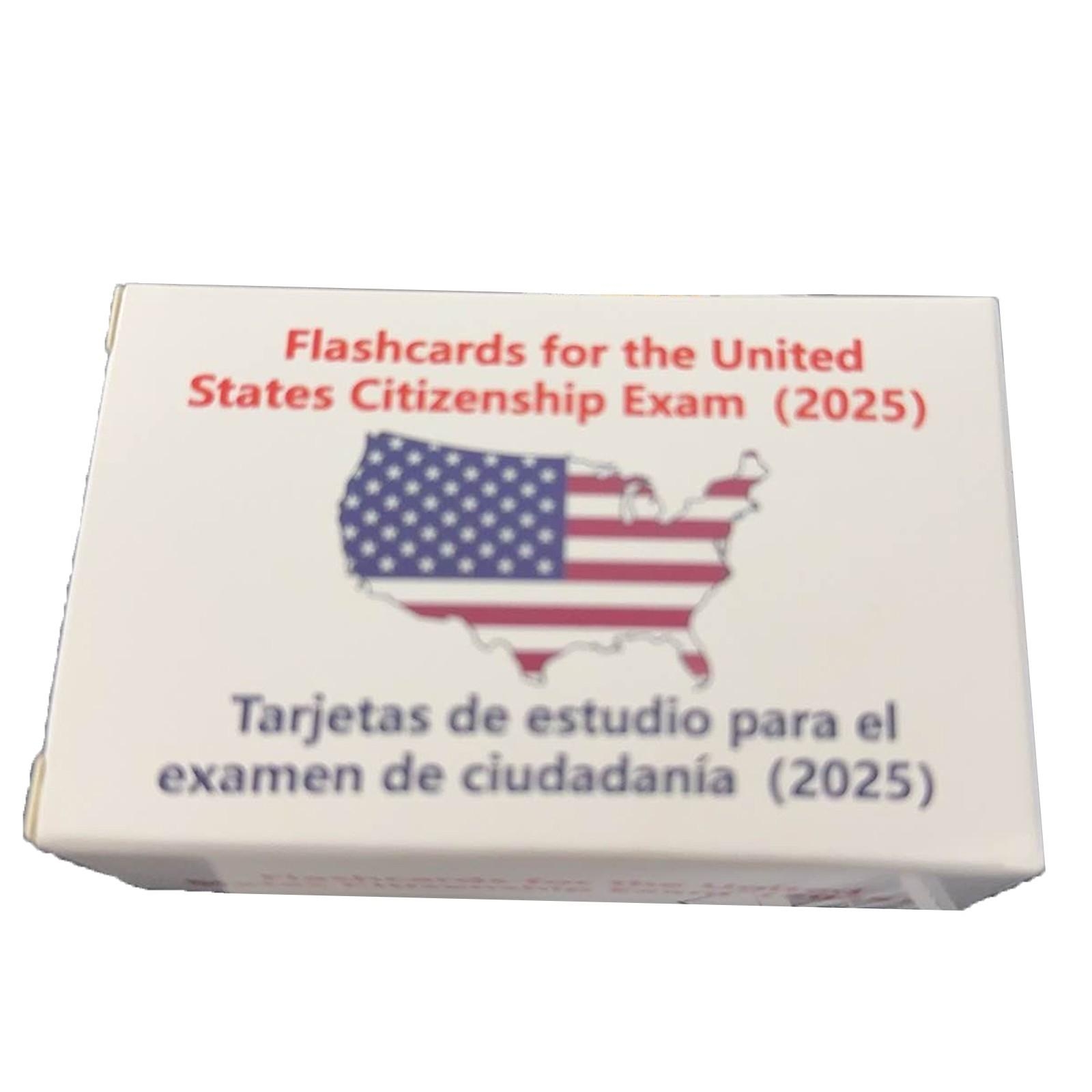 Flash Cards For Studying U S Citizenship Flash Cards 2025 English Spanish Naturalization Study Guide With 100 US Civics Questions Answers US Civics Test Flash Cards Combo Set Bili Spanish Flash Cards