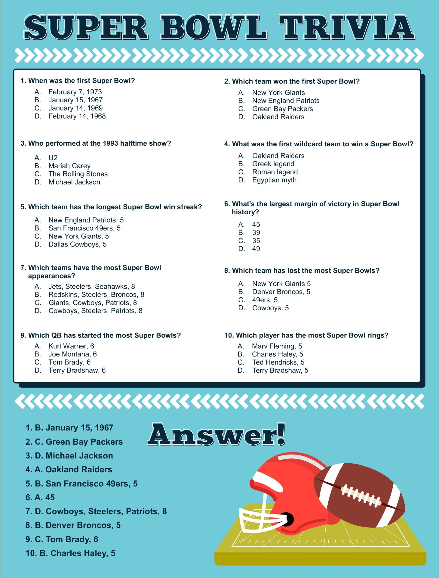 Football Trivia Questions And Answers 10 Free PDF Printables Printablee
