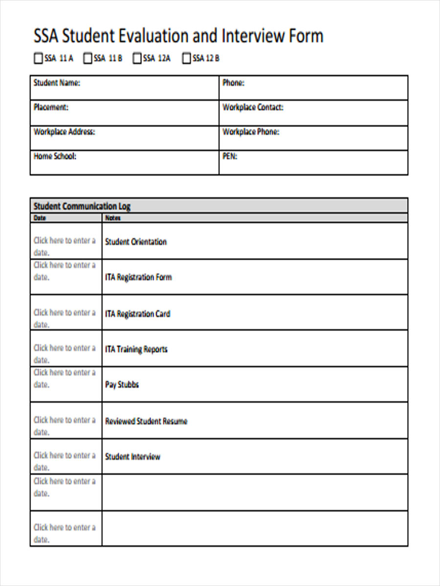Printable Sample Interview Questions