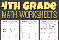 FREE 4th Grade Math Worksheets 123 Homeschool 4 Me