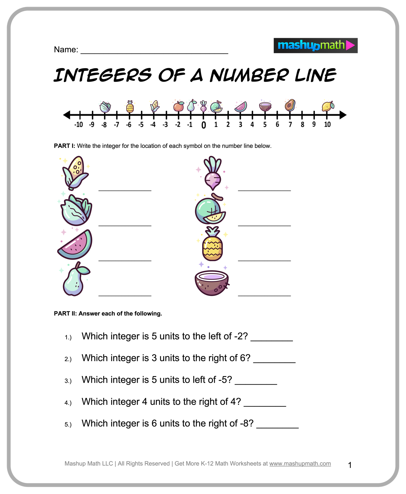 Free 6th Grade Math Worksheets Printable W Answers Mashup Math