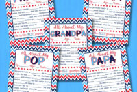 FREE All About My Grandpa Printable Interview EIGHT Versions
