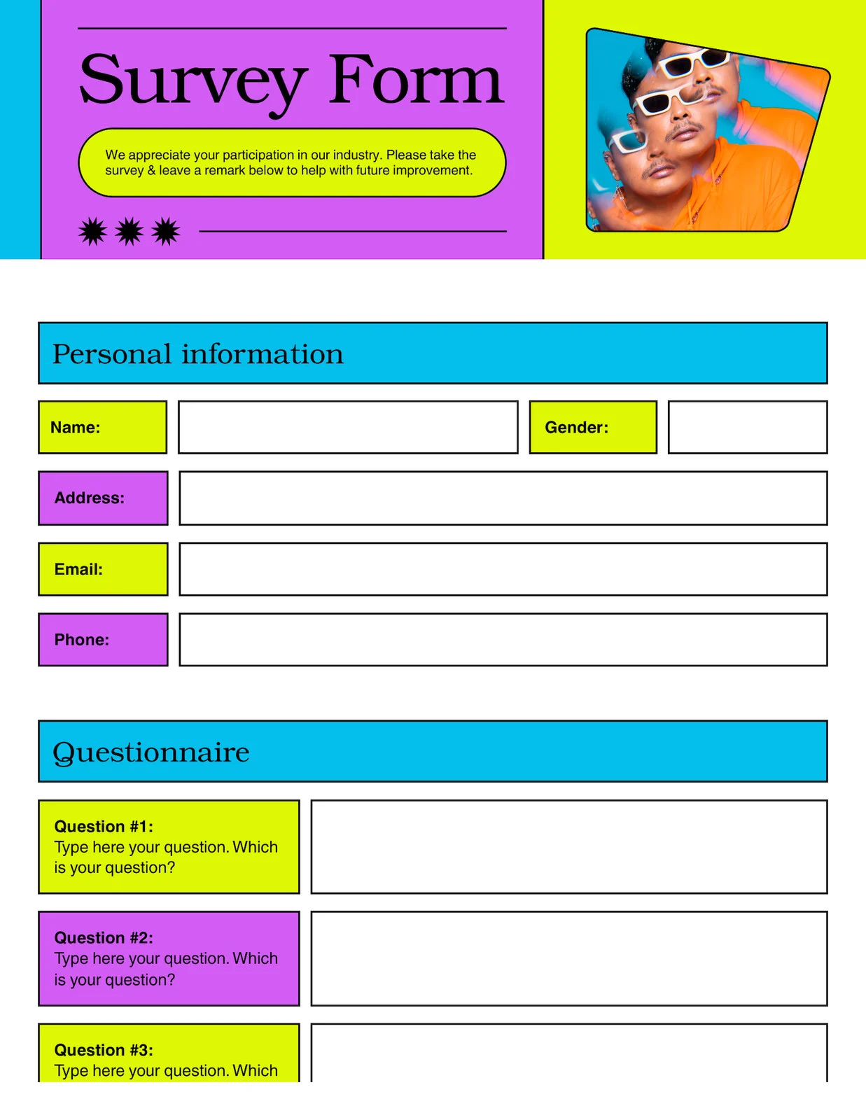 Create a Survey Printable