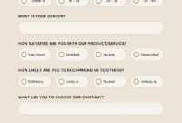 Free And Customizable Survey Templates Worksheets Library