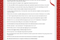 Free Christmas Trivia Printables Games For The Family Lil Luna Worksheets Library