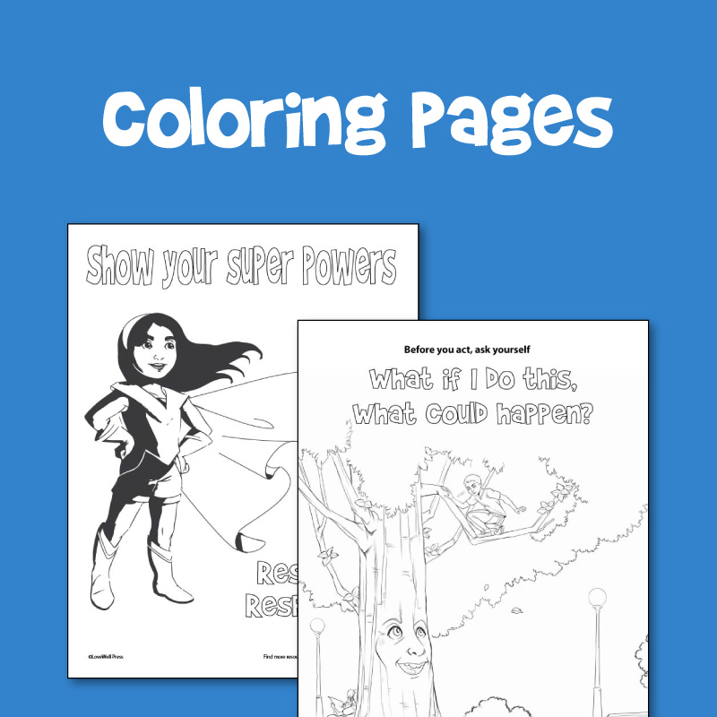 Free Coloring Pages For Elementary Social Emotional Learning