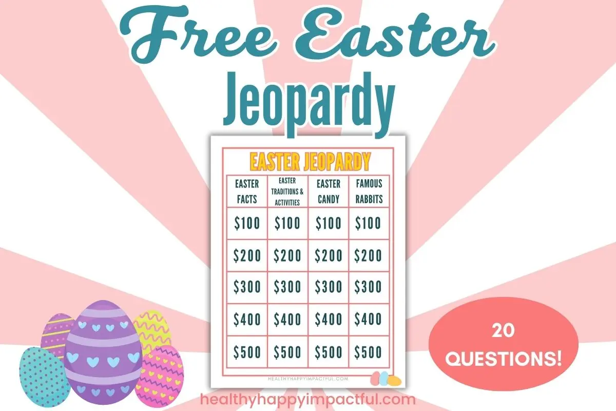 Free Easter Jeopardy Game What Is Egg citing Fun For Everyone 