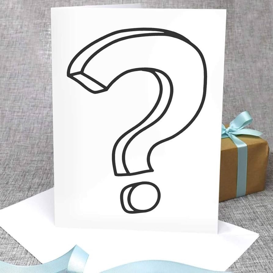 Question Mark Template Printable