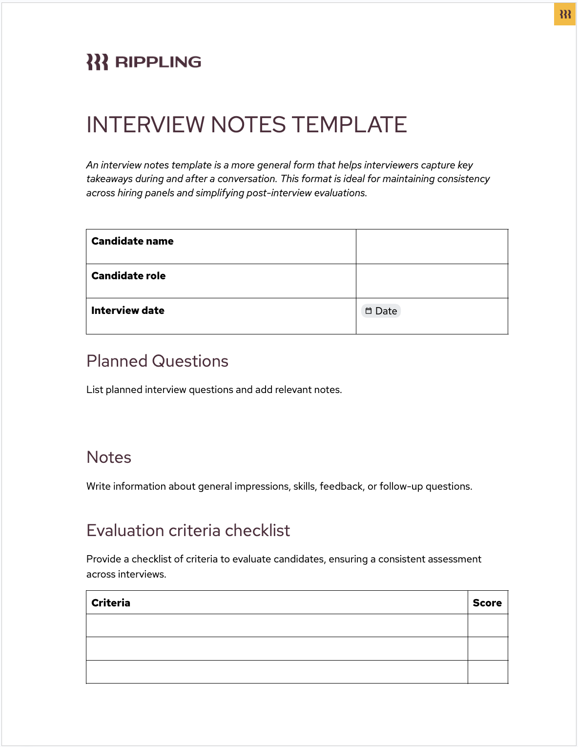 Job Interview Preparation and Answers Printable Free