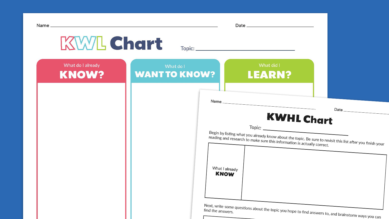 Printable Learners Questions and Answers