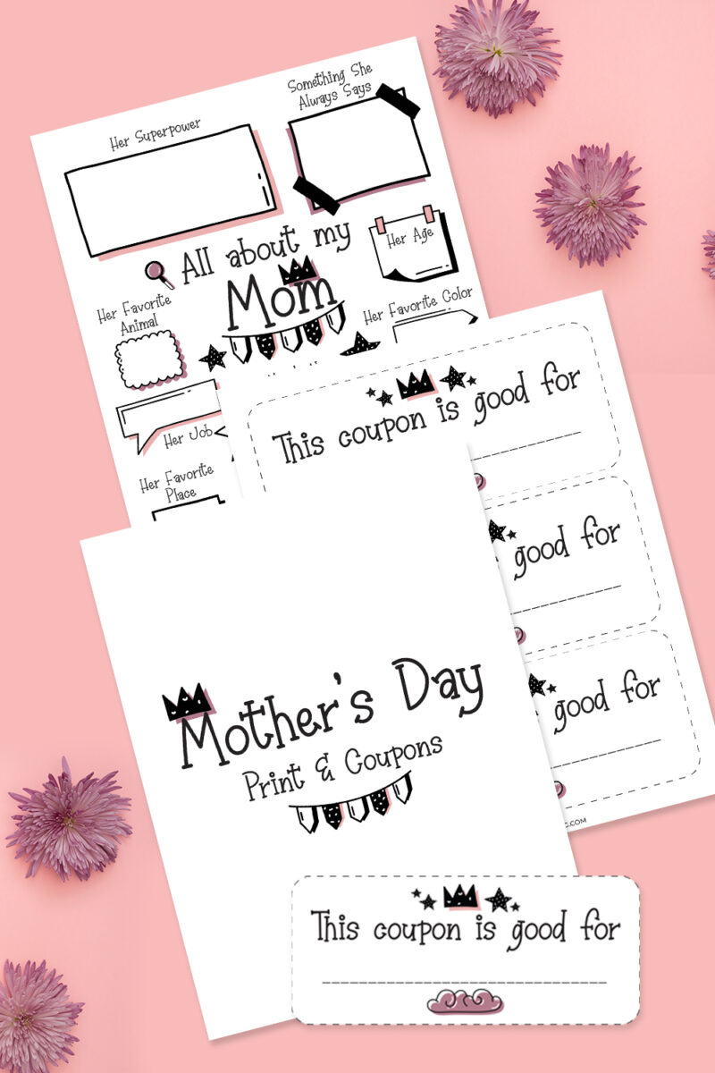 FREE Mother s Day All About My Mom Printable Leap Of Faith Crafting