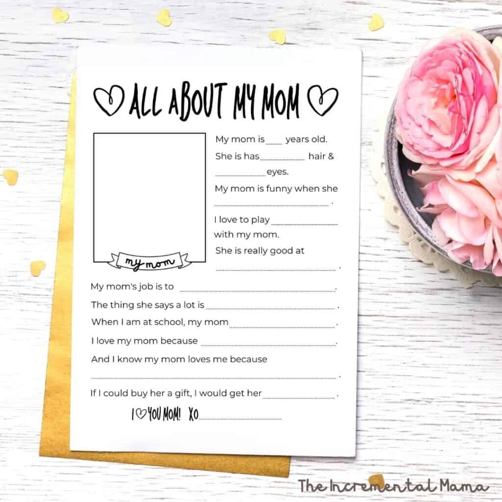 Free Mother s Day Questionnaire Printable Gift For Mom