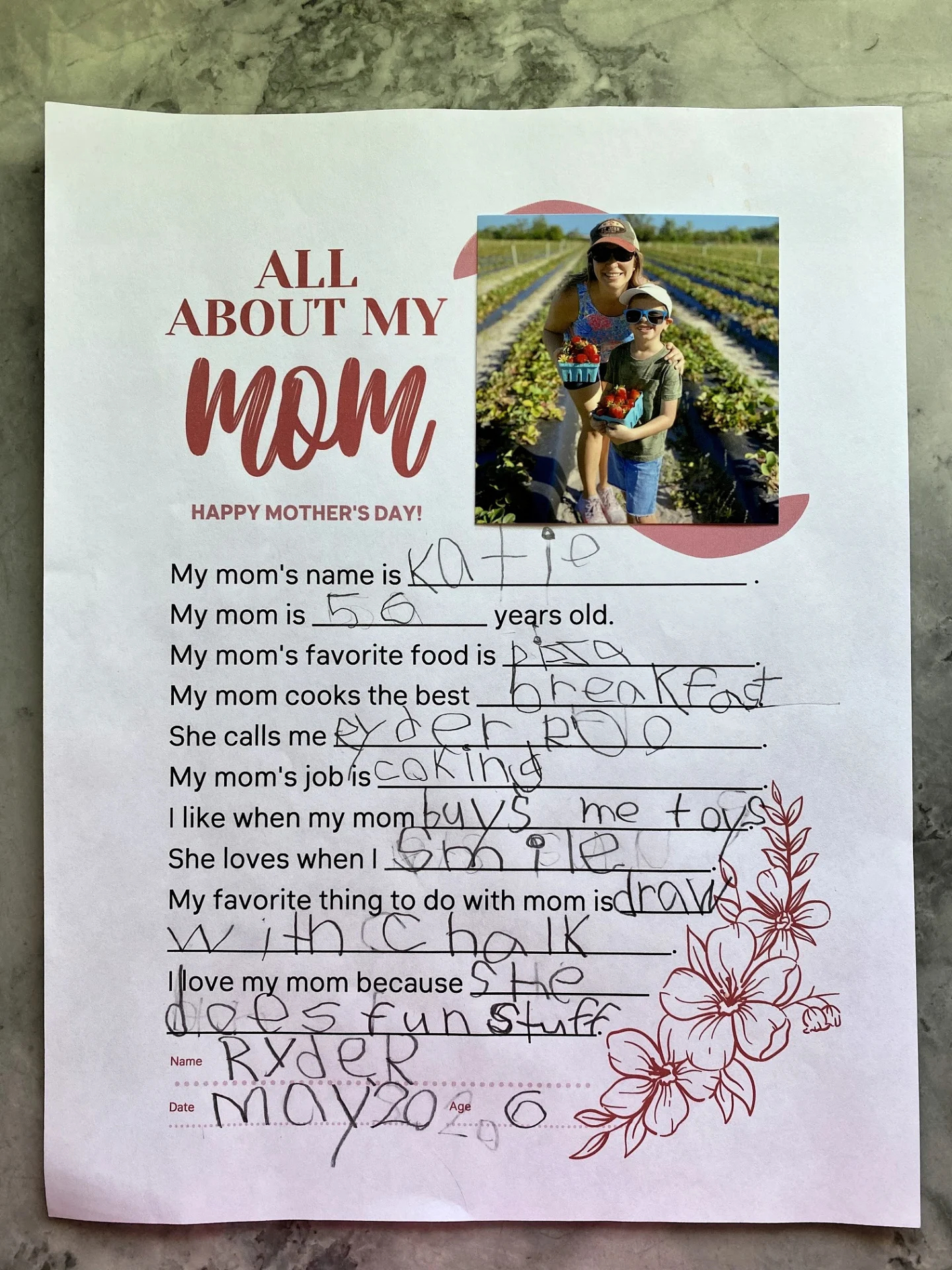 free mother s day questionnaire printable sew woodsy
