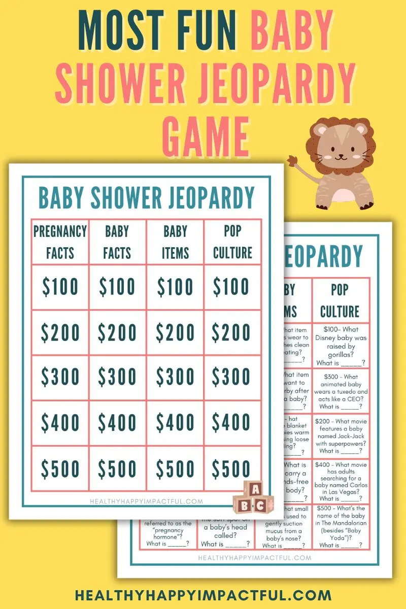 Free Must Have Baby Shower Jeopardy Game That s A Crowd Favorite