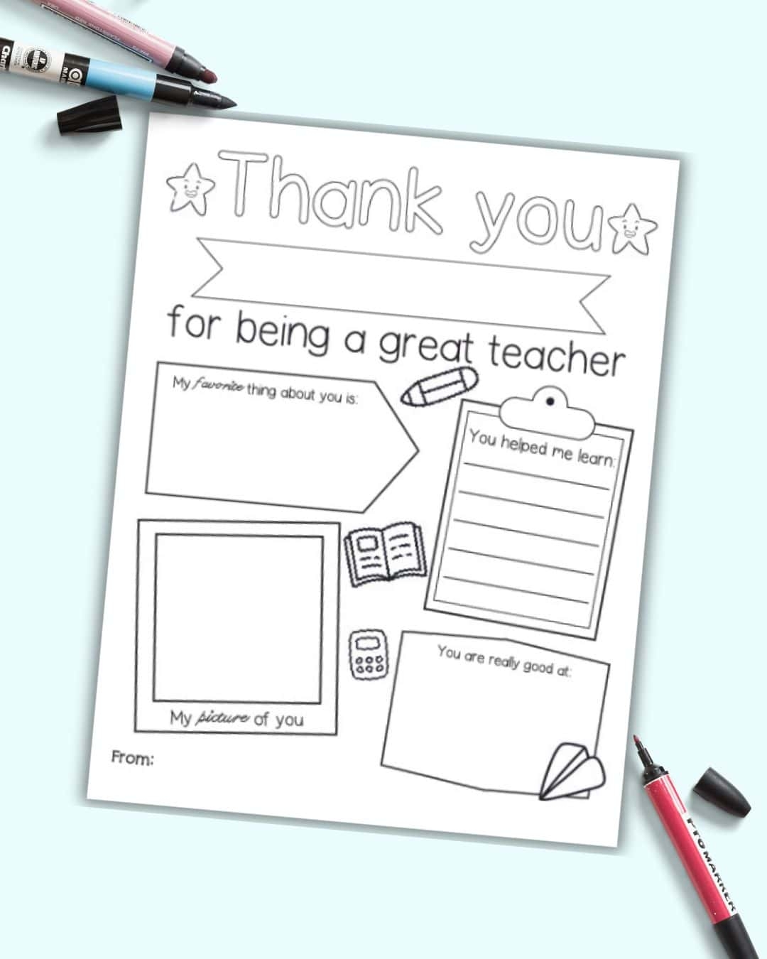 Free Printable All About My Teacher Questionnaire The Artisan Life