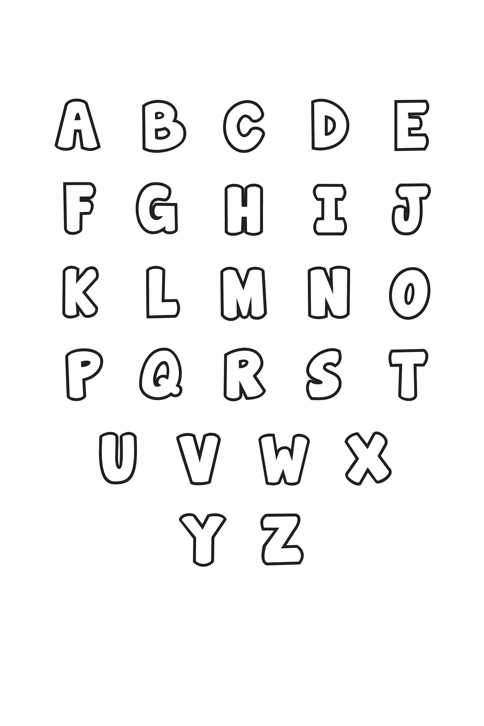Free Printable Bubble Question Mark Stencils